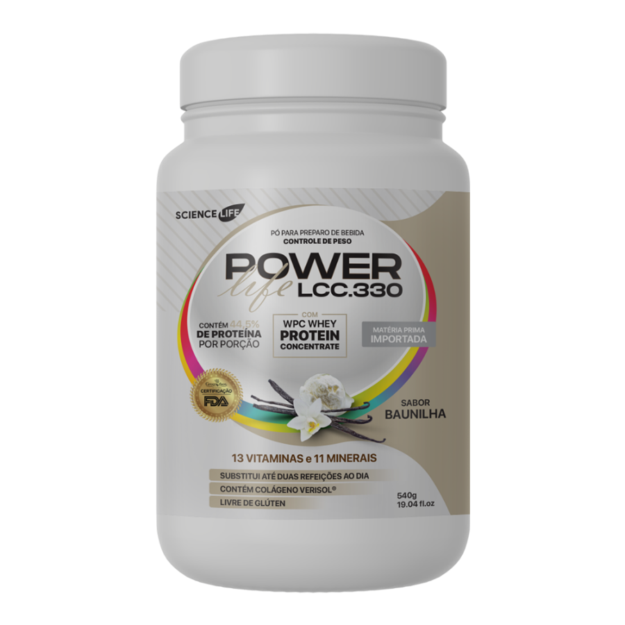 Shake - Power Life LCC 330 Baunilha